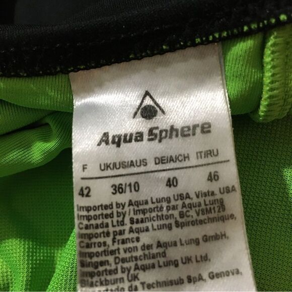 Aqua Sphere Paola One Piece Swimsuit Size 10 - Picture 9 of 10